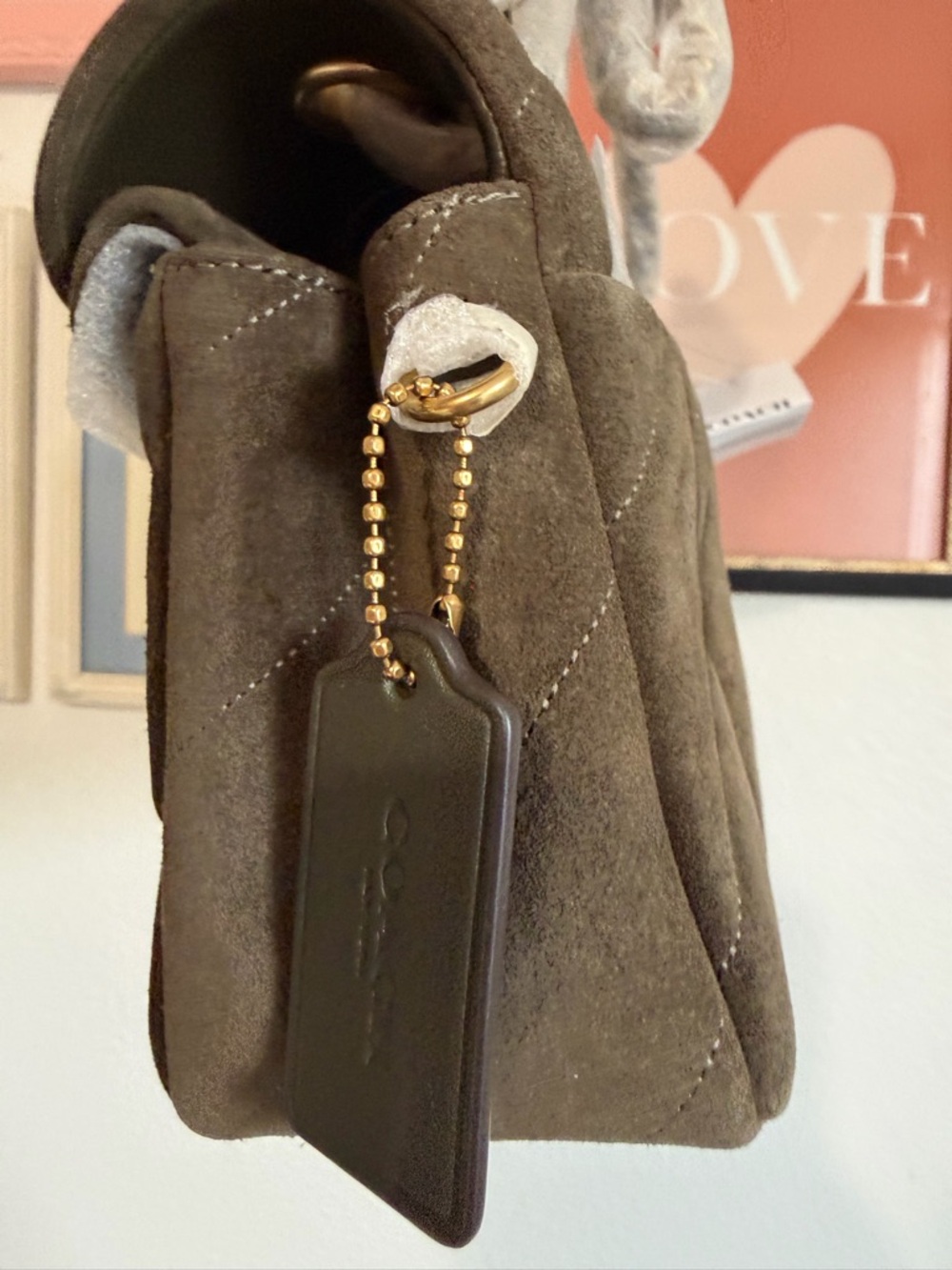 NWT Coach Tabby Shoulder Bag 26 in Olive - Picture 4 of 13